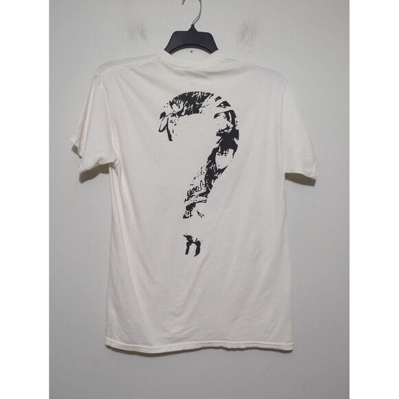 Gekyume XXXTentation Mens White Graphic Question Mark Shirt Size Medium - Picture 4 of 7
